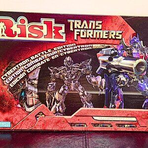 Transformers Risk Board Game 2007 Hasbro Parker Brothers Complete Movie Edition